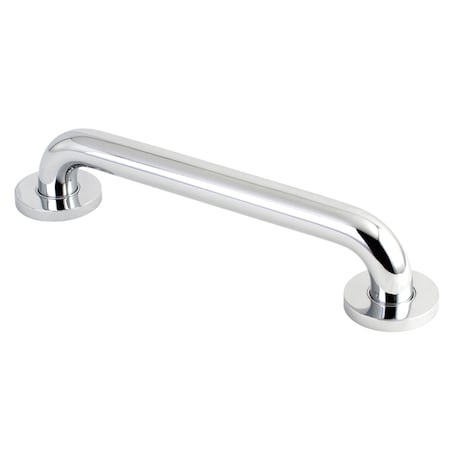 Meridian Contemporary Grab Bar, 14-13/16" L, 17 ga. Brass, Polished Chrome DR514121